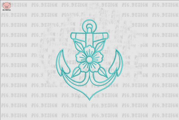 Anchor and Flower Embroidery: A Holiday Design Review