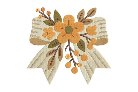 Autumn Floral Bow Embroidery: A Designer’s Review