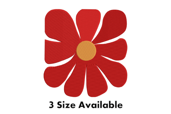 Bold Red Flower Embroidery Design Review