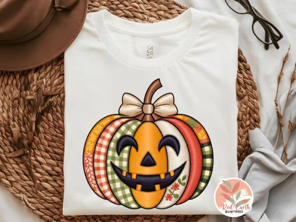 Faux Embroidery Pumpkin Quilt Patchwork Review