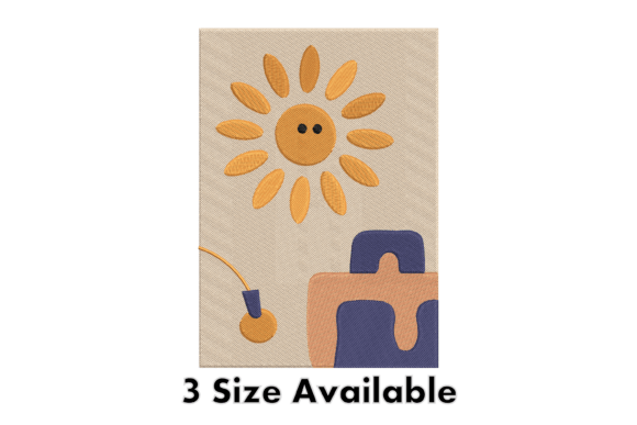 Review: Abstract Sun Embroidery Design for Apparel