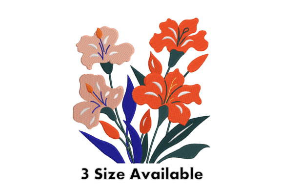 Review: Bright Floral Embroidery Design for Gifts