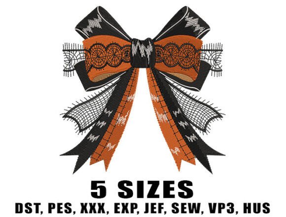 Review: Halloween Black Orange Embroidery Design