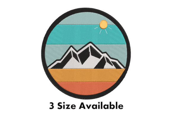 Review: Mountain Sunset Embroidery Design for Apparel
