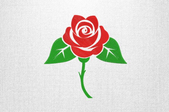 Review: Simple Red Rose Embroidery Design for Craft Fairs