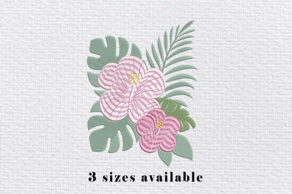 Review: Tropical Hibiscus Embroidery File for Holiday Sales