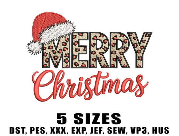 Reviewing Merry Xmas Leopard Embroidery Designs