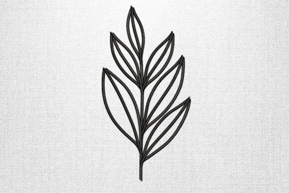 Reviewing Minimal Leaf Embroidery for Boutique Sweatshirts