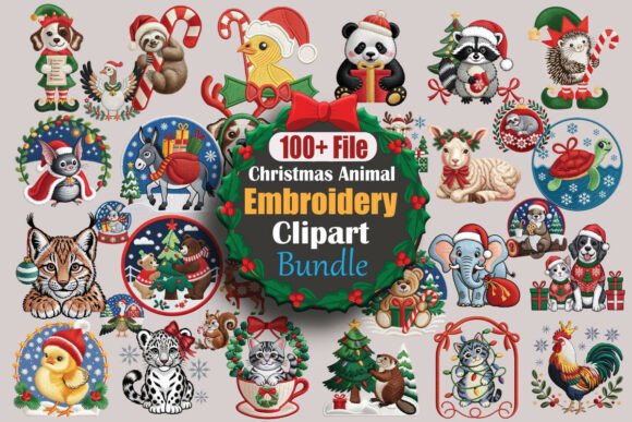 Reviewing the Christmas Animal Embroidery Bundle