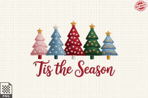 Tis the Season Embroidery T-shirt Design Review